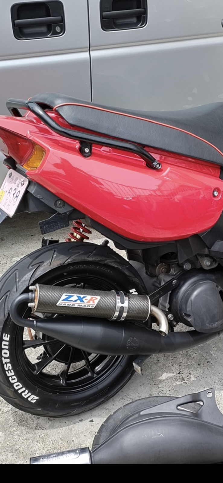 ヤマハ BW'S100 レオビンチ ZX R チャンバー セラコート施工 ｜ 神奈川 
